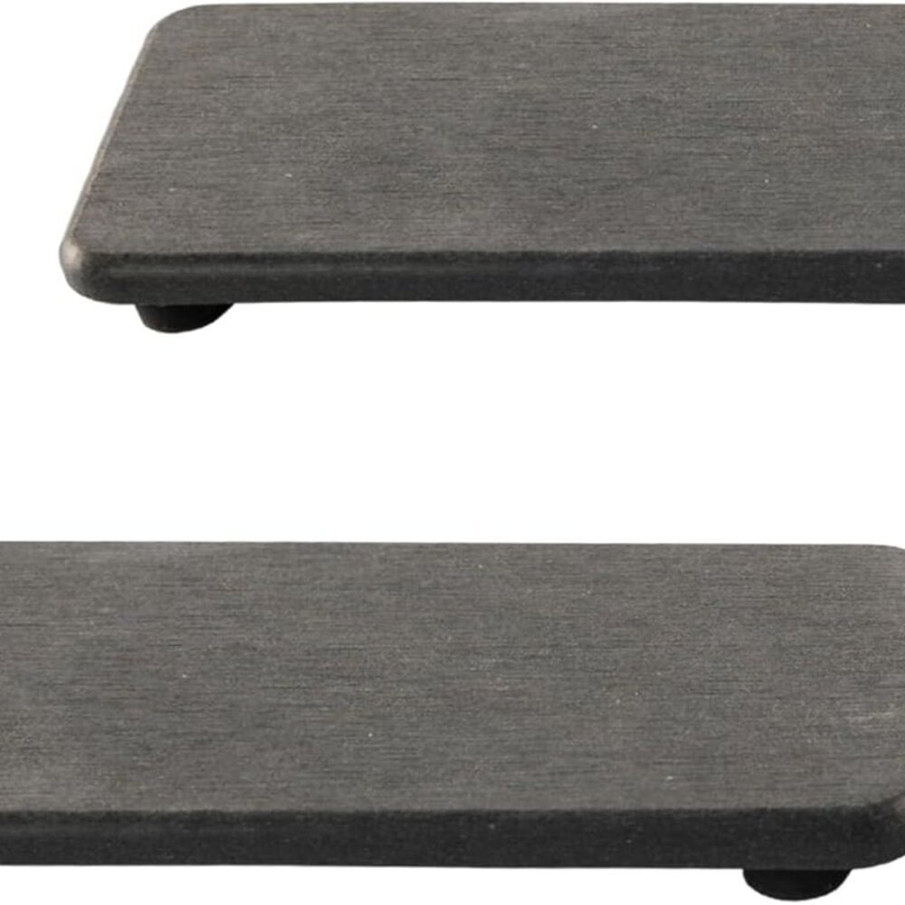 2 Pcs Water Absorbing Stone Trays, Kitchen/Bathroom Sink Soap Dish, Diatomite Tr